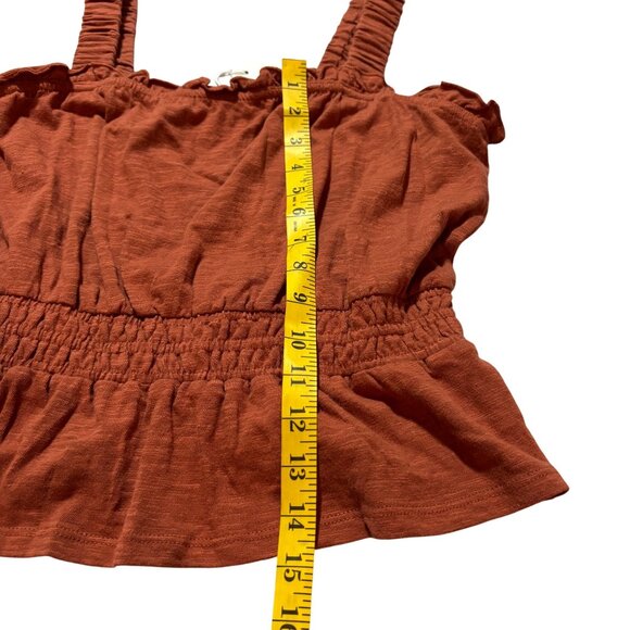 NWT Marine Layer Women’s Burnt Orange Tank Sm Boho Chic Cottagecore Summercore - Picture 12 of 14